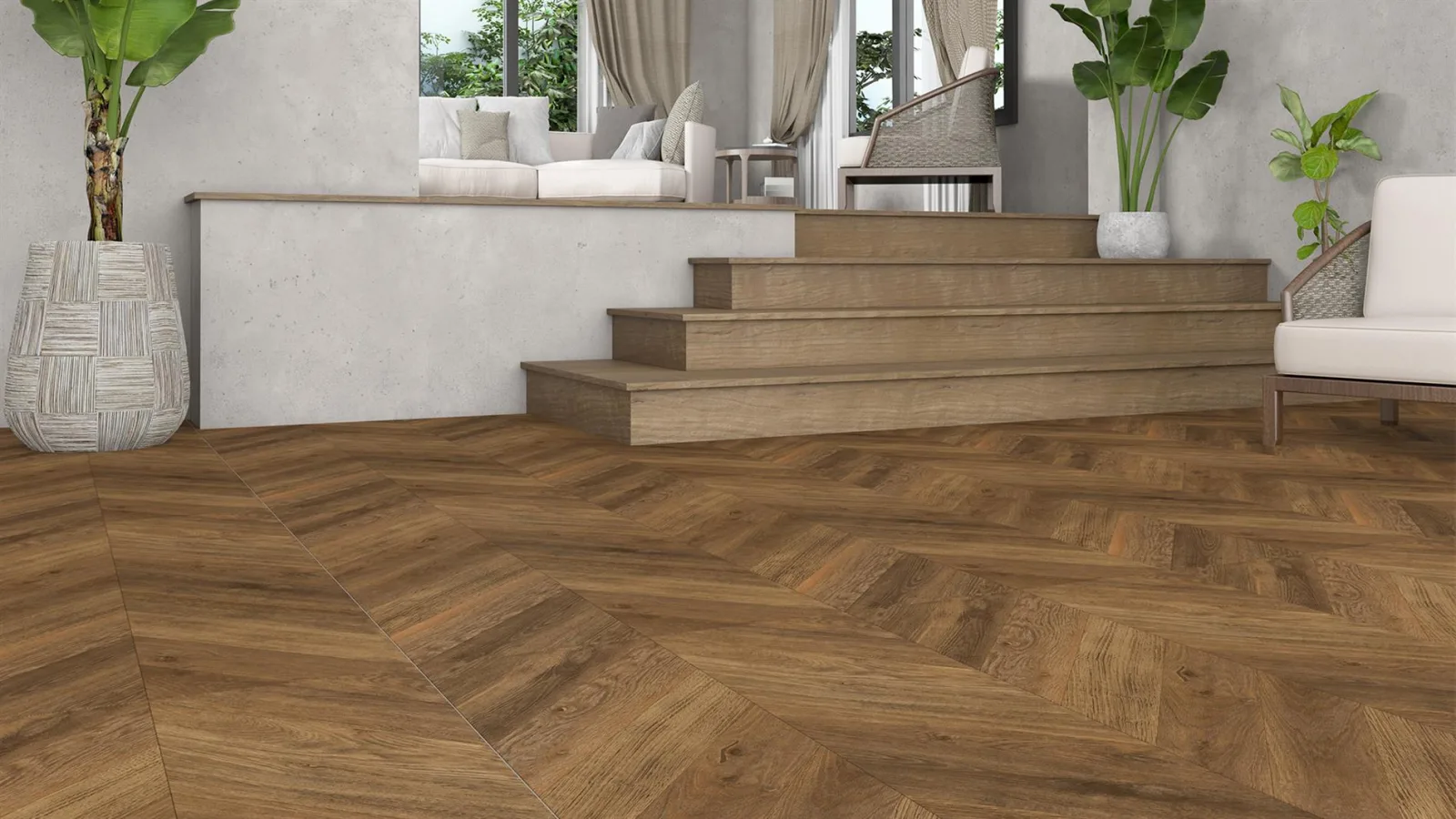 HERRINGBONE Meşe 60x120 — 2