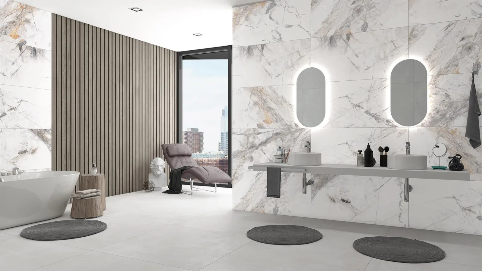 PREMIUM MARBLE VISAGE Altın 60x120 — 2