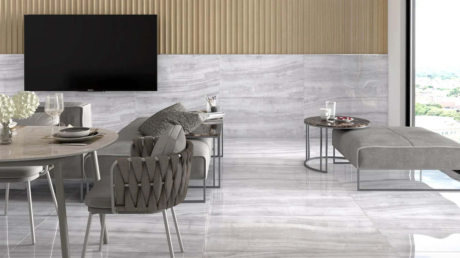 SANTORINI Gri 60x60 — 2