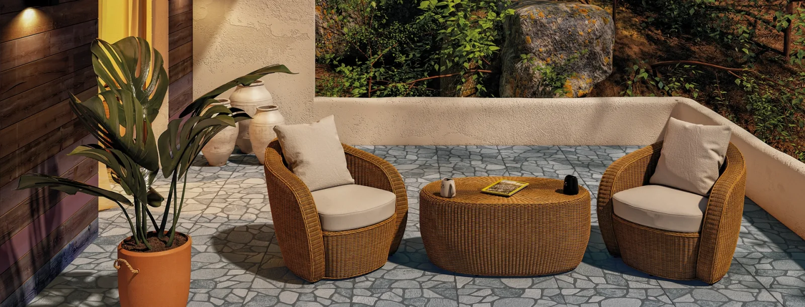 BODRUM 60x60 Grey — 3