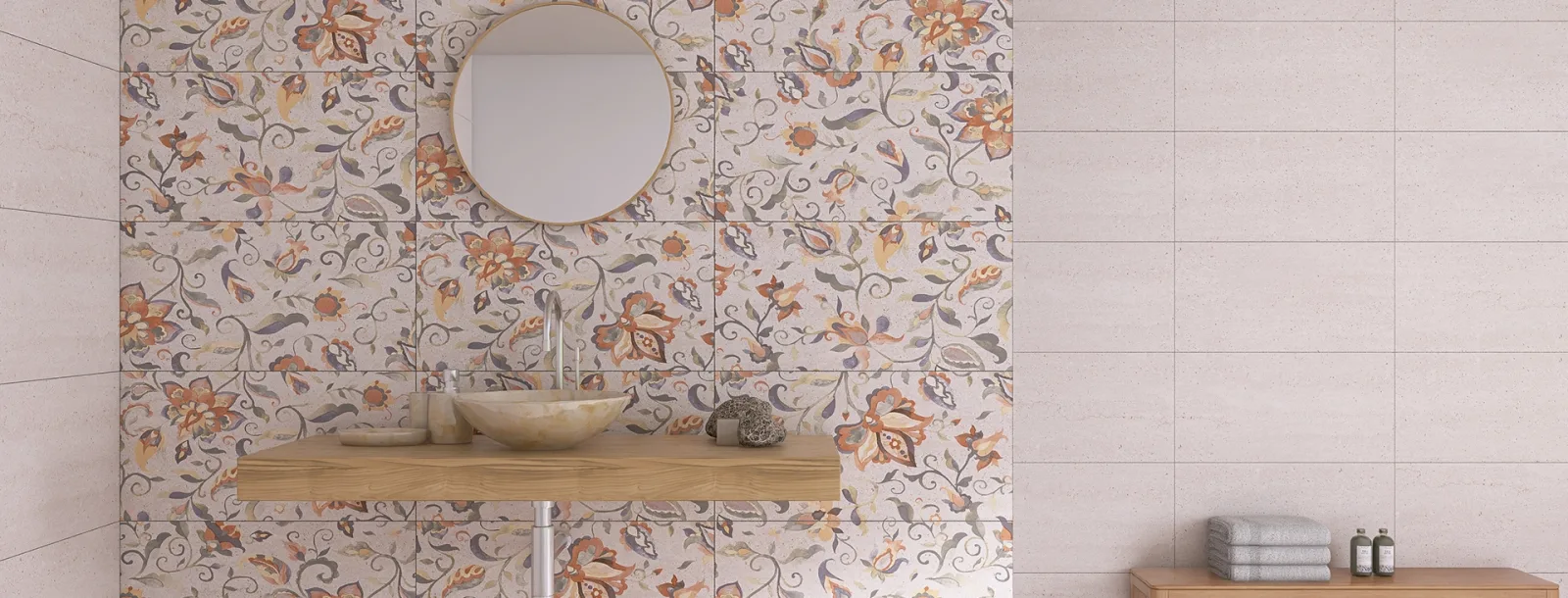 FLORAVERA 40x80 Beige Decor — 3
