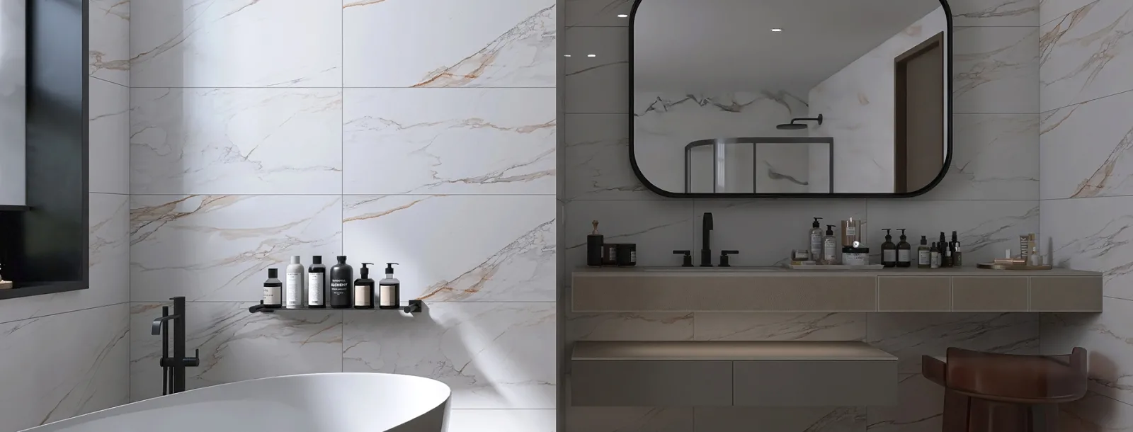 MARVA 40x80 White Decor — 3