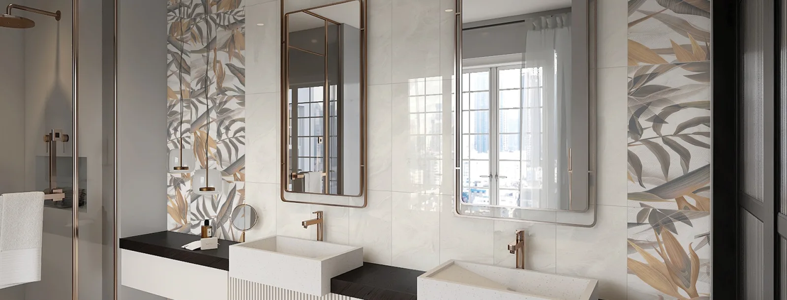 BRERA 30x60 White Decor — 3