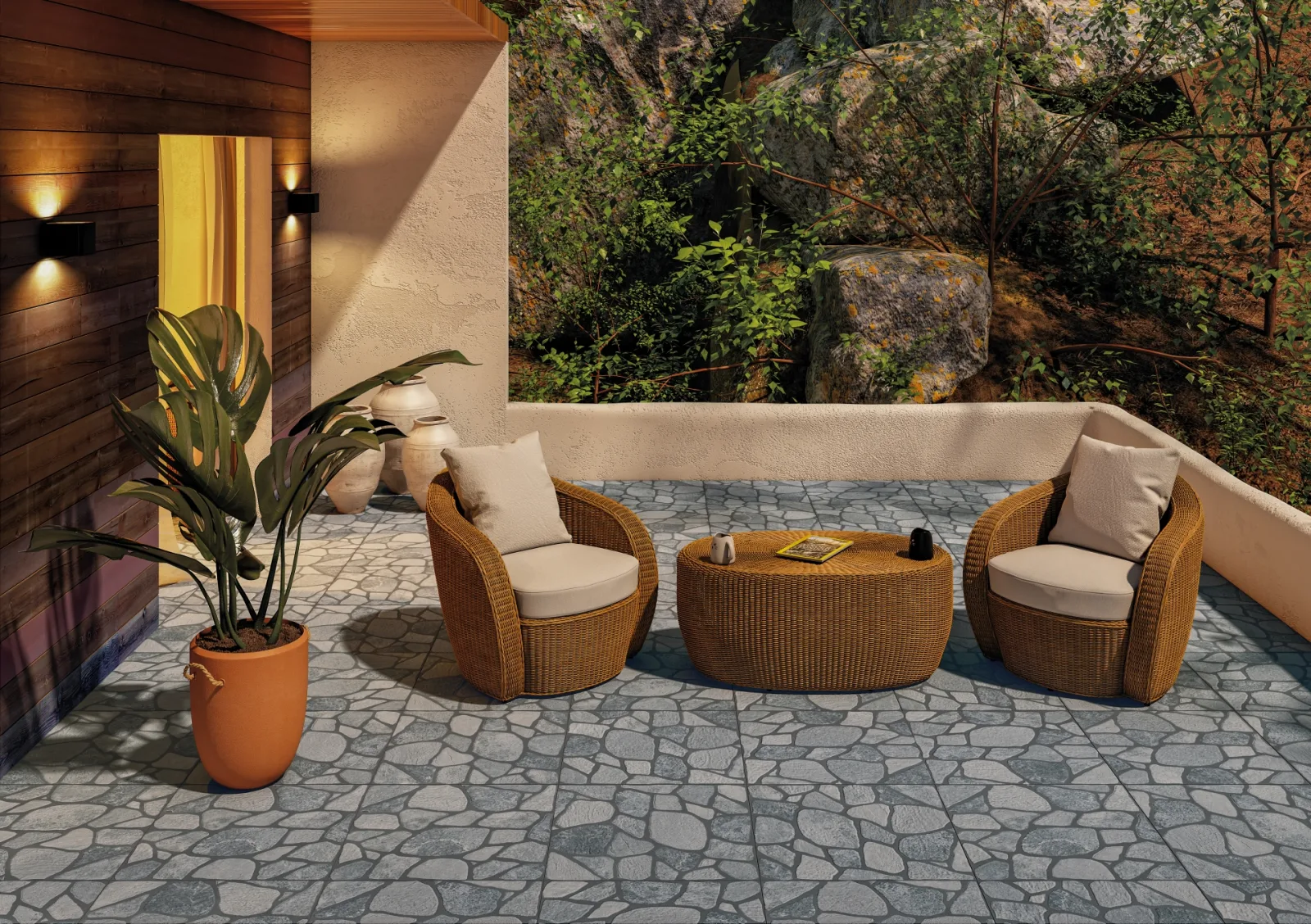 BODRUM 60x60 Antracite — 2
