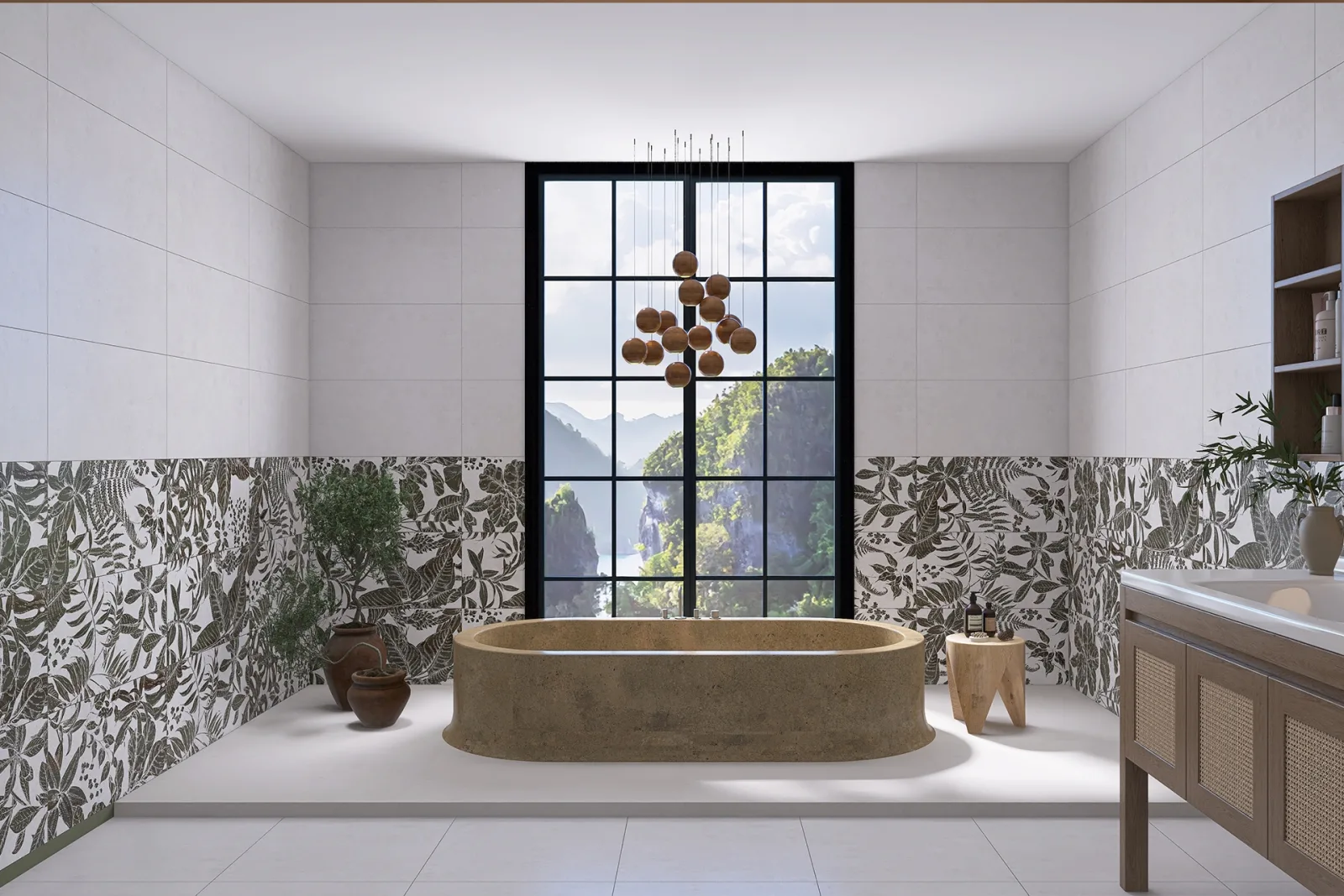 BOTANY 40x80 Ivory Decor — 2