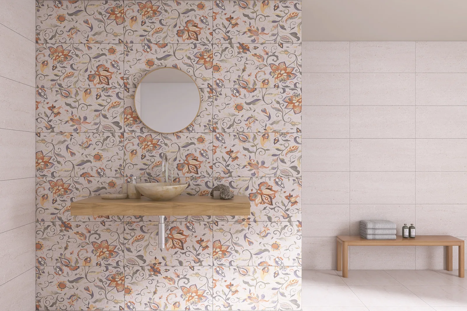 FLORAVERA 40x80 Beige — 2