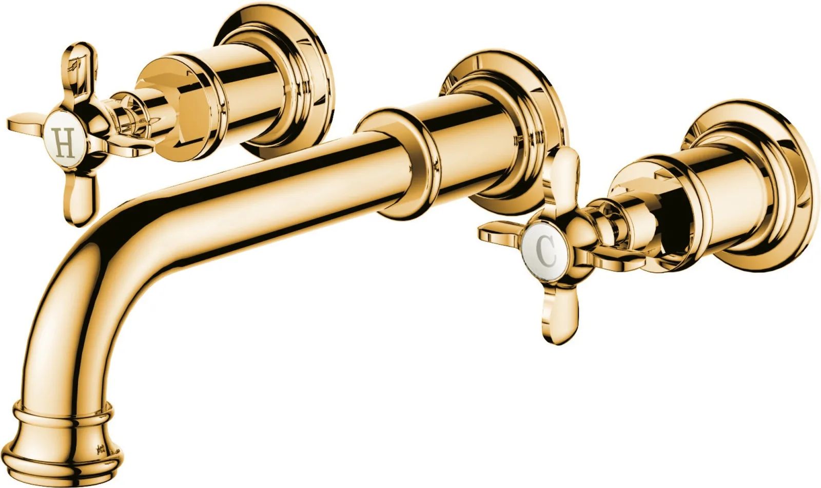 Victorian Ankastre Lavabo Bataryası Altın — 3