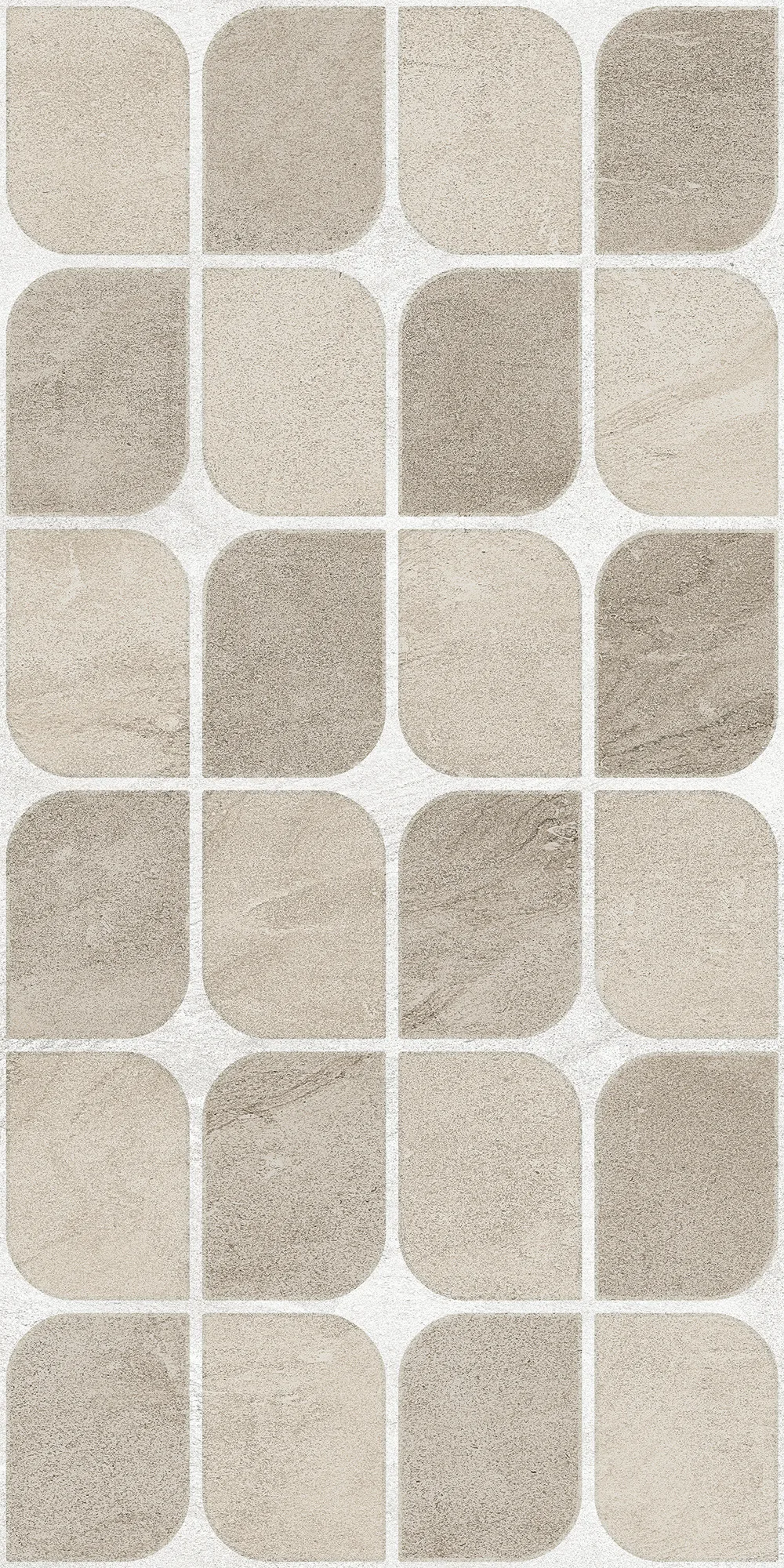 Cosmic Parlak Taupe Krem Dekor