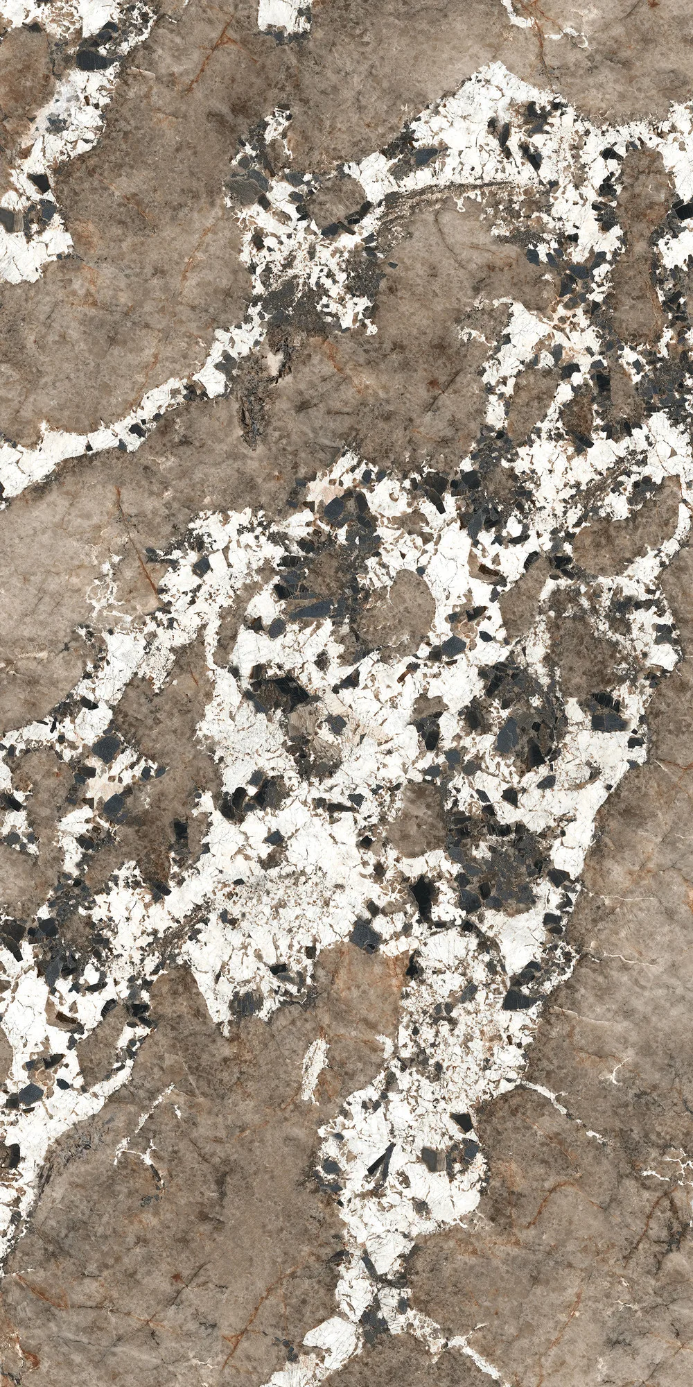 Patagonia Flower Parlak Porselen Plaka 162x323