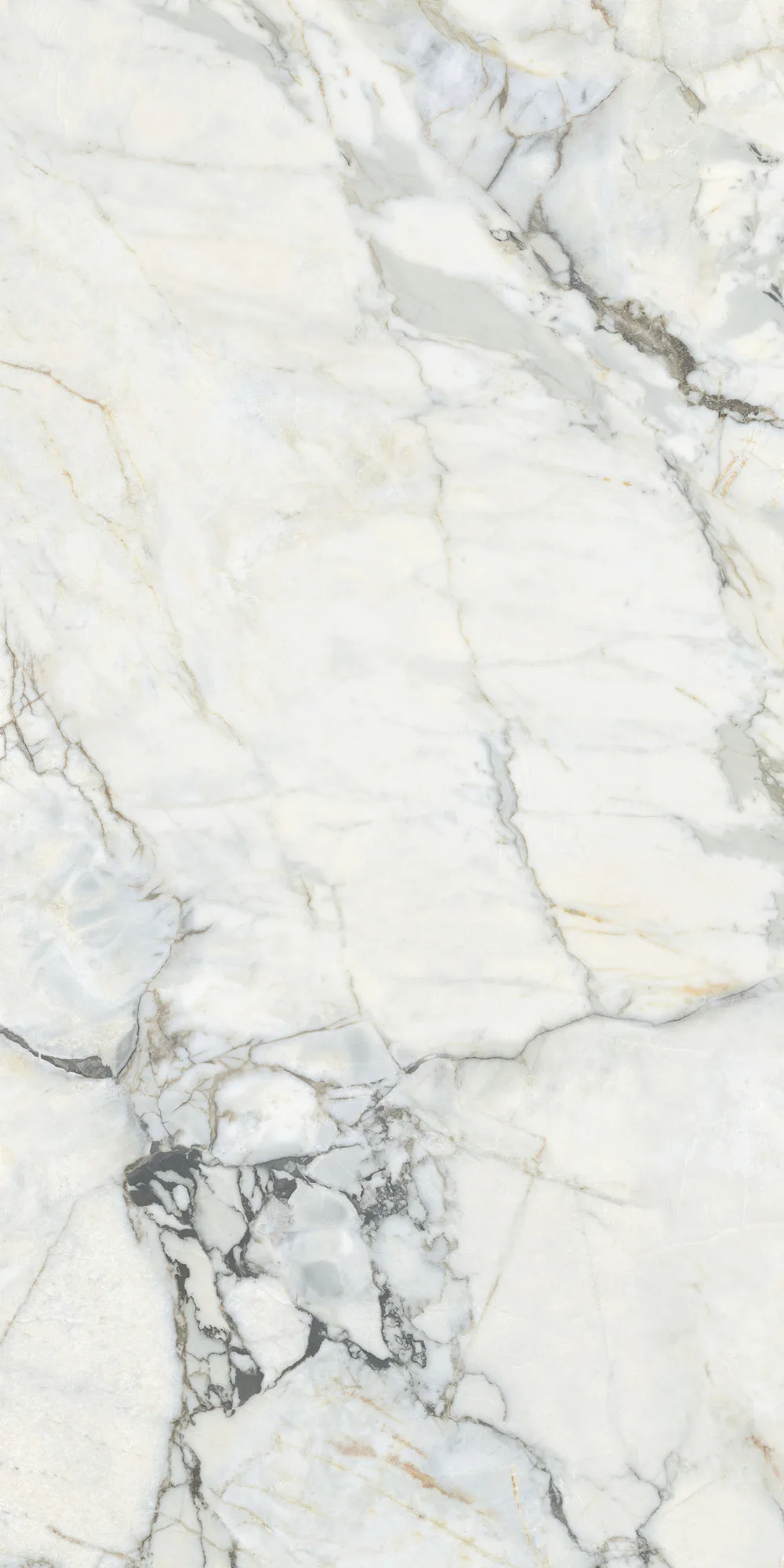 White Bovary Parlak Porselen Karo 60x120