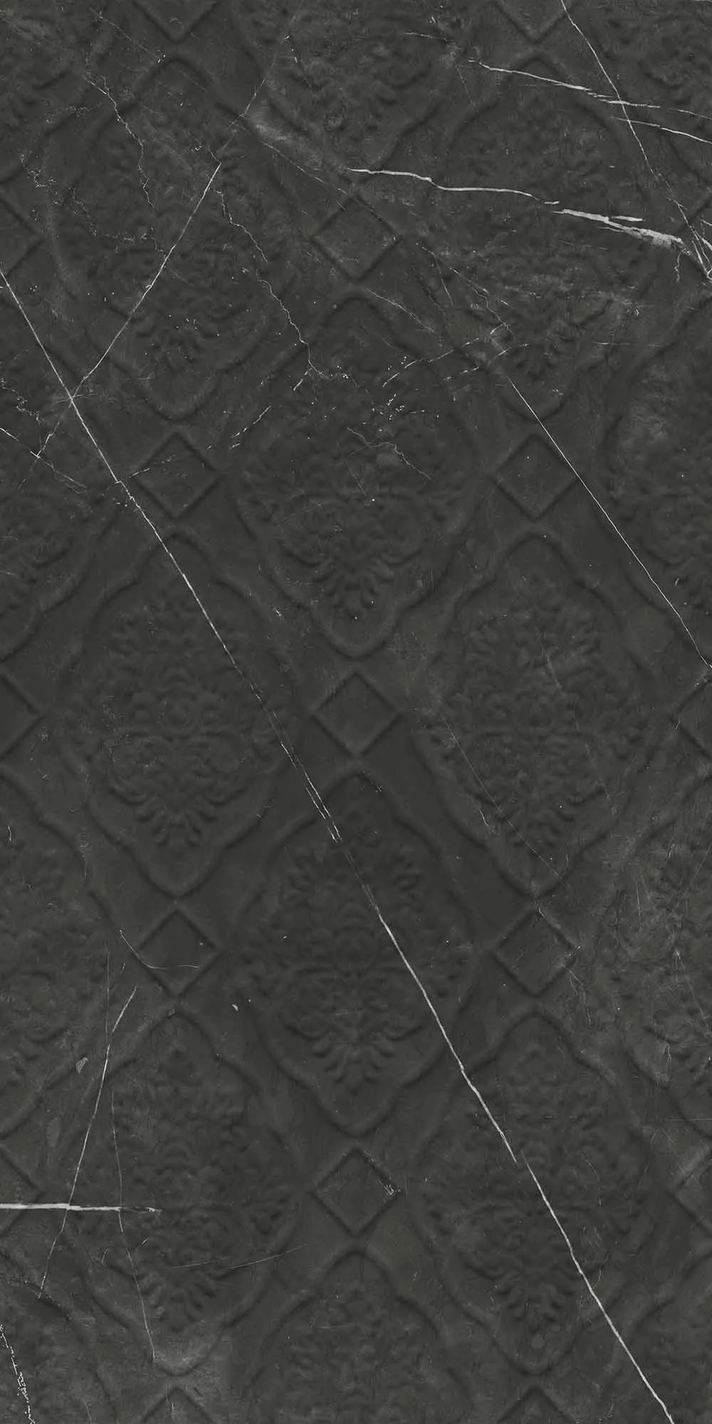 Sandra Parlak Siyah Damask Dekor — 3