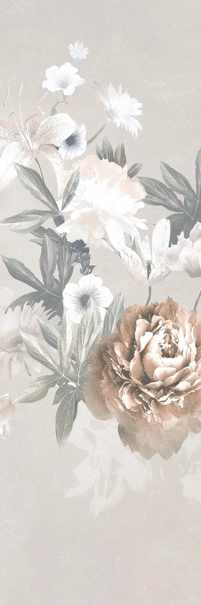 Romantica Mat Gri Rose 3 Modül Dekor — 2