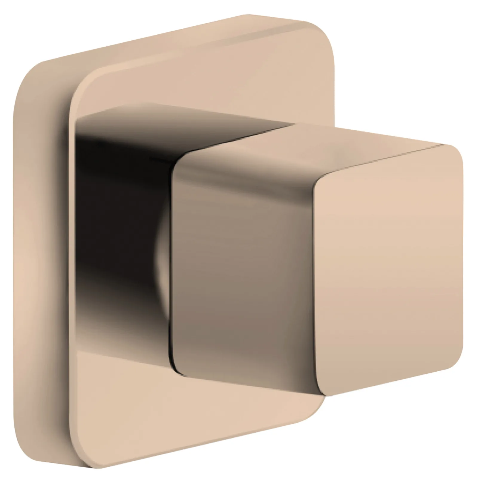 K100 Ankastre Stop Valf 90° Rose Gold — 3