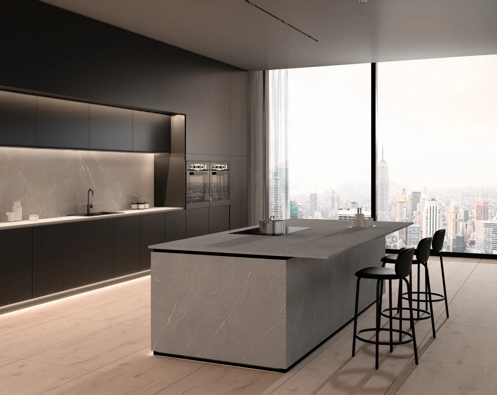 160x320 ARUNA GRİ MAT 12 MM REKTİFİYE