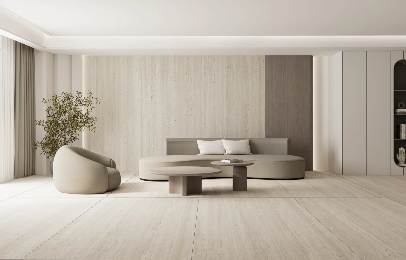 120x240 TRAVERTINE FİLDİŞİ REKTİFİYE