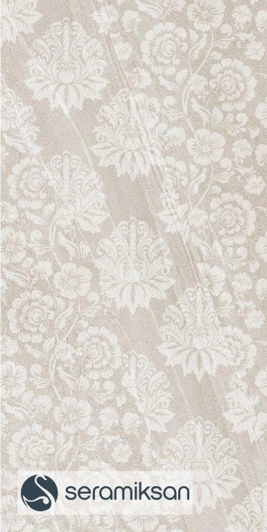 60*120 LECCE DAMASK MOTİF BEJ