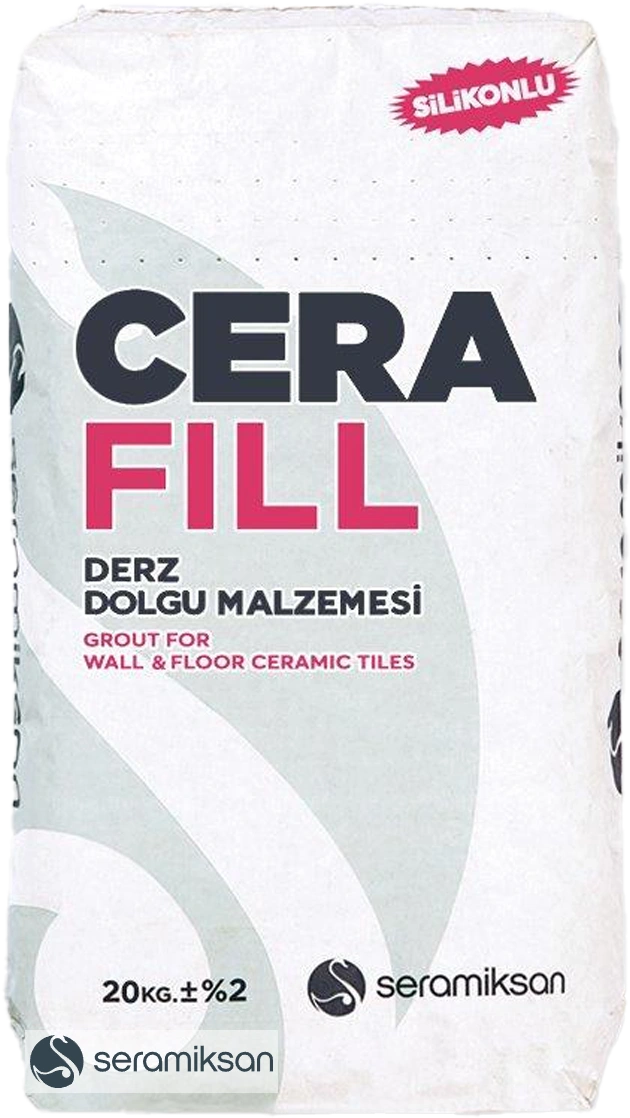 CERAFILL SILIKONLU GRI DERZ DOLGU 20 KG