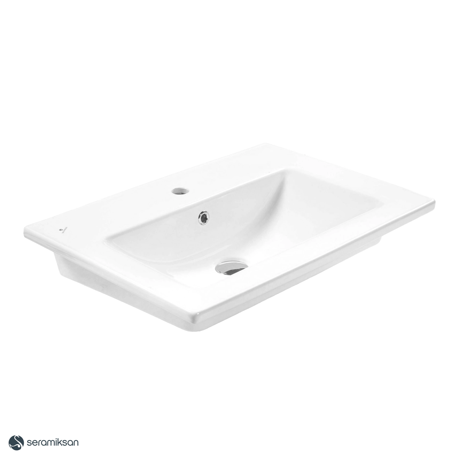 LUNA MAT BEYAZ FLAT LAVABO 65 CM MOBILYA GEÇMELI
