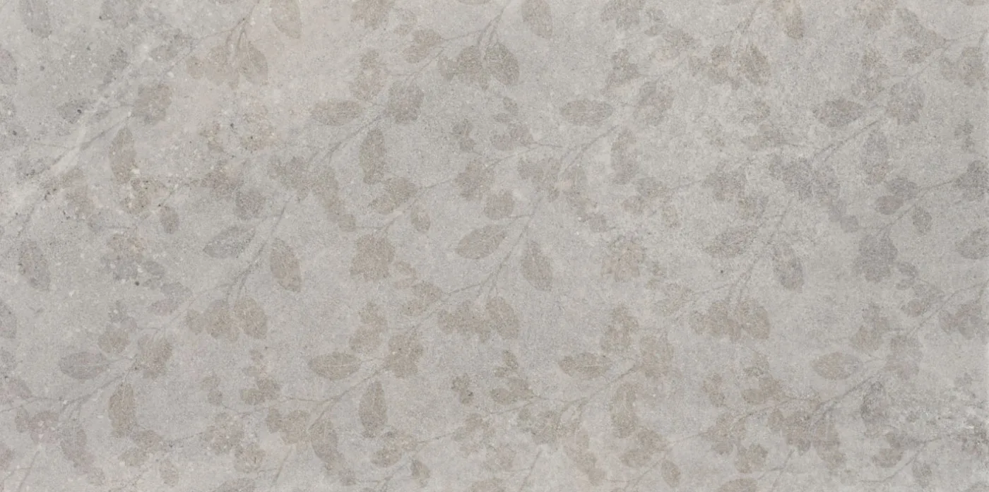0450X0900 MALAGA FLOWER-GRİ DEKOR FON MAT — 2