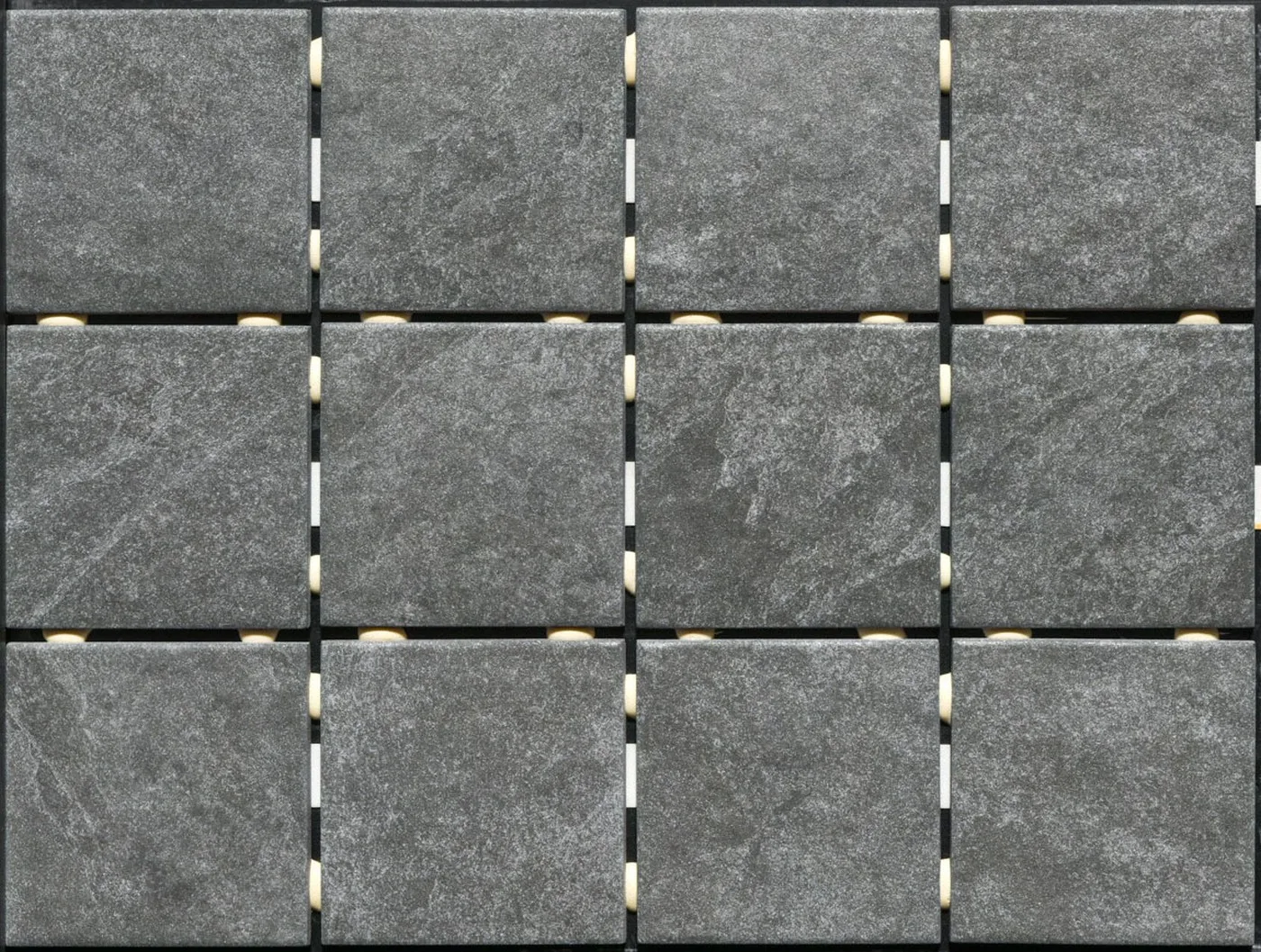 0097X0097 Stone Age-Koyu Gri Dot Mount Mat — 2