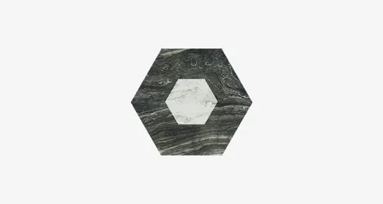 20x23 EFES MARBLE-SIYAH DEKOR MAT
