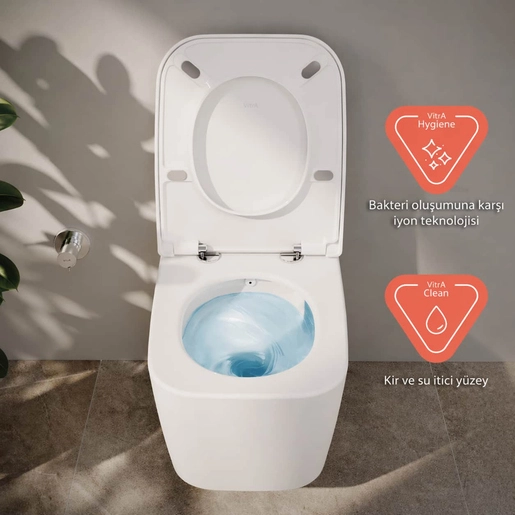 Metropole Square QuantumFlush Asma klozet — 3