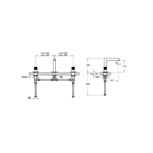 Origin Lavabo Bataryası — 2