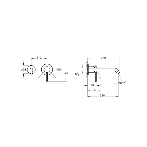 Minimax Round Ankastre Lavabo Bataryası — 2