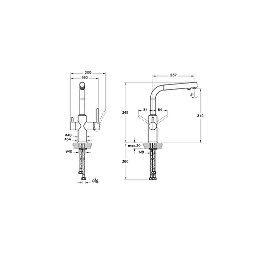 Split Dual Flow Eviye Bataryası — 3