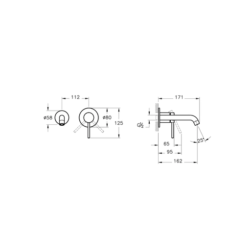 Minimax Round Ankastre Lavabo Bataryası — 2