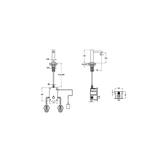 Aquasee Temassız Lavabo Bataryası — 3