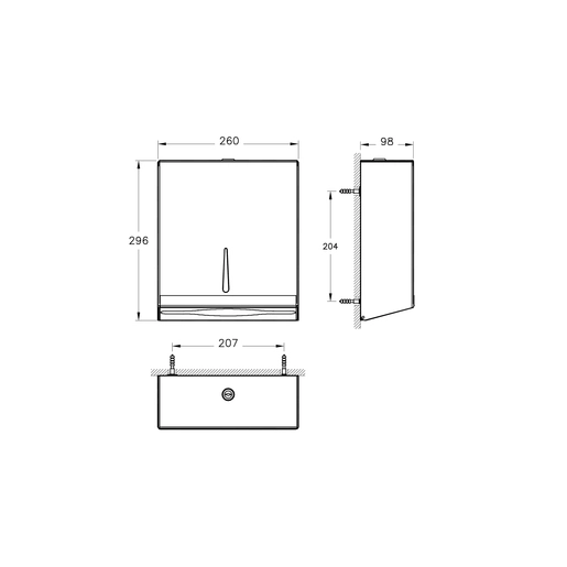Arkitekta Kağıt Dıspenser — 2