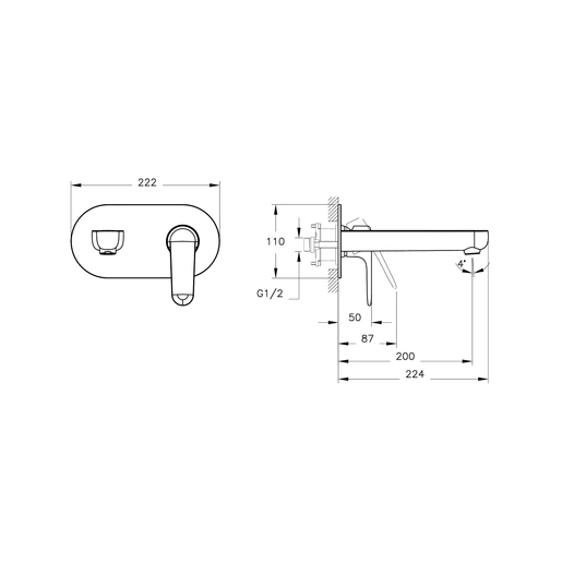 Root Round Ankastre Lavabo Bataryası — 2