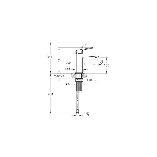 Minimax Square Lavabo Bataryası — 2