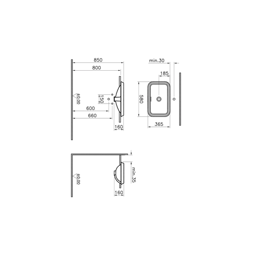 Valarte Tezgahüstü Lavabo — 3