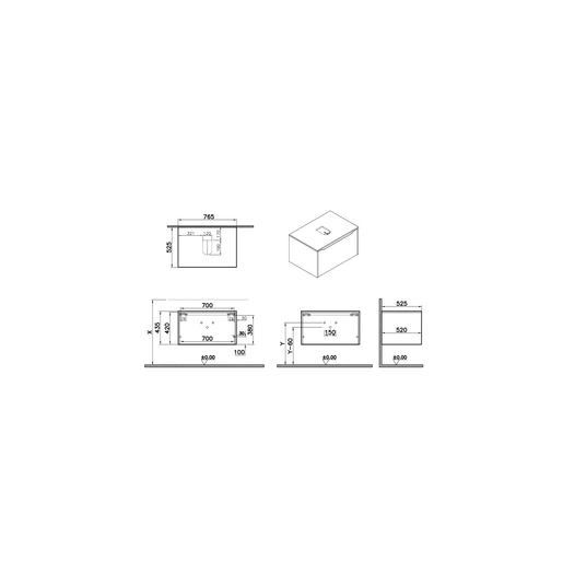 Integra Square Lavabo Dolabı — 5