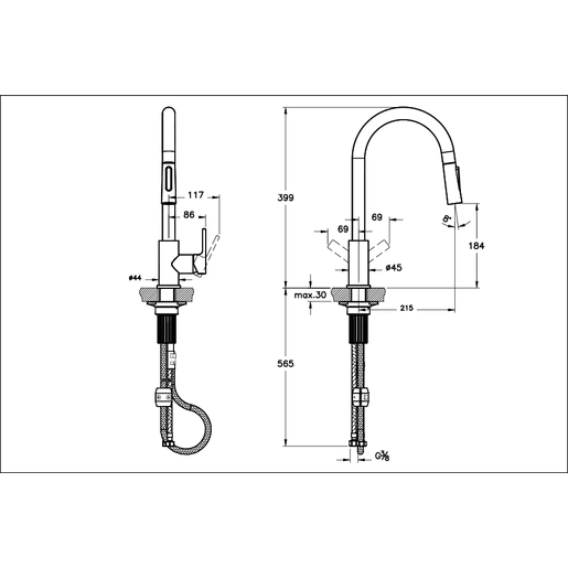 Masterline Pull-Down Eviye Bataryası — 4